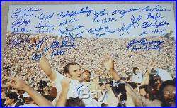 1972 DOLPHINS with DON SHULA CSONKA & GRIESE 29 autos Signed 16x20 Photo + JSA COA
