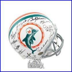 1972 Miami Dolphins Autographed Full-Size Football Helmet (26 Signatures) JSA
