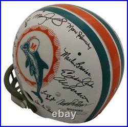 1972 Miami Dolphins Autographed/Signed TK Helmet 25 Sigs Scott Csonka JSA 23792