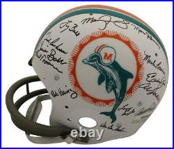 1972 Miami Dolphins Autographed/Signed TK Helmet 25 Sigs Scott Csonka JSA 23792