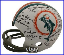 1972 Miami Dolphins Autographed/Signed TK Helmet 26 Sigs Scott Csonka JSA 23791