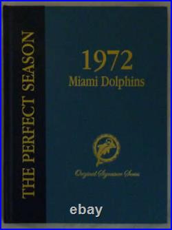 1972 Miami Dolphins Autographed The Perfect Season Book Csonka 50 Sigs