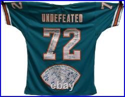 1972 Miami Team Autograph Signed Dolphins Jersey BAS LOA Authentic