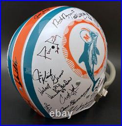 1972 Undefeated Team SIGNED Dolphins F/S TK Helmet PSA/DNA AUTOGRAPHED Don Shula