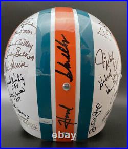 1972 Undefeated Team SIGNED Dolphins F/S TK Helmet PSA/DNA AUTOGRAPHED Don Shula