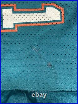 1989 Roy Foster Miami Dolphins SIGNED Game Used NFL Football Jersey #61 with LOA