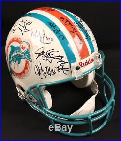 1993 Miami Dolphins Team Signed Authentic Full Size Helmet Dan Marino Beckett
