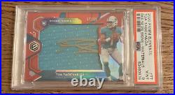 2020 Elements TUA TAGOVAILOA RC Rookie Neon Signs Jersey Auto #/25 Dolphins PSA9