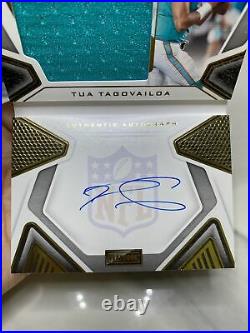 2020 Playbook TUA TAGOVAILOA Rookie Patch Auto Booklet #70/99 Dolphins