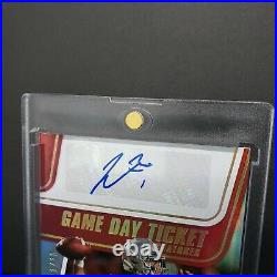 2021 Panini Contenders Draft Picks Game Day Ticket Auto#4 Justin Fields 1/10