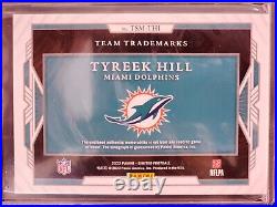 2022 Limited Football Tyreek Hill Team Trademarks Signature Materials 07/10 SSP