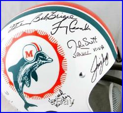 72 Miami Dolphins Autographed F/S TK Helmet with 27 Signatures -JSA-W Auth Black