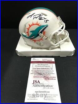 Albert Wilson Miami Dolphins Signed Mini Helmet Jsa Witness Coa 02885