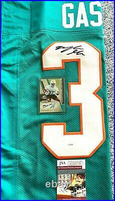 Autographed Miles Gaskin Miami Dolphin Star Running back withCOA