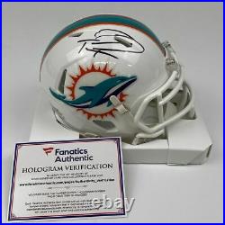 Autographed/Signed TUA TAGOVAILOA Miami Dolphins Mini Helmet Fanatics COA Auto