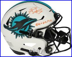 Autographed Tua Tagovailoa Dolphins Helmet Fanatics Authentic COA Item#11448301
