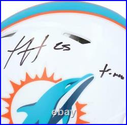 Autographed Xavien Howard Dolphins Helmet Fanatics Authentic COA Item#11075144