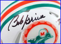 Bob Griese Autographed Miami Dolphins 1972 Speed Mini Helmet with17-0- JSA W