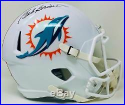 Bob Griese Autographed Miami Dolphins Full Size Speed Helmet JSA Authenticated