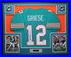 Bob-Griese-Autographed-and-Framed-Teal-Dolphins-Jersey-Auto-JSA-COA-D1-L-01-ia