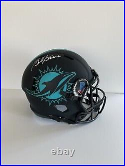 Bob Griese HOF Signed Dolphins Full Size Eclipse Replica Helmet BAS