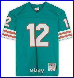 Bob Griese Miami Dolphins Autographed Mitchell & Ness Aqua Replica Jersey