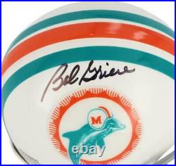 Bob Griese Miami Dolphins Autographed Riddell 1972 Throwback VSR4 Mini Helmet