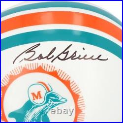 Bob Griese Miami Dolphins Autographed Riddell 1972 Throwback VSR4 Replica Helmet