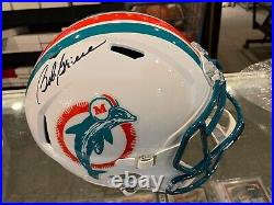 Bob Griese Miami Dolphins Full Size Replica Signed Helmet Beckett Witnessed