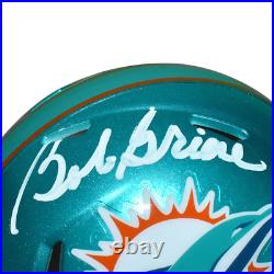 Bob Griese Signed Miami Dolphins Flash Mini Replica Football Helmet (JSA)
