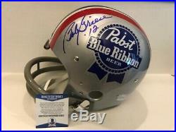 Bob Griese Signed Pabst Blue Ribbon TK'70s F/S Helmet Miami Dolphins Beckett