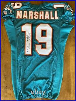 Brandon Marshall Signed Autographed Game / Team Issued Dolphins Jersey 2011