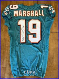 Brandon Marshall Signed Autographed Game Team Issued Jersey Dolphins
