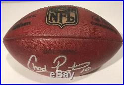 Chad Pennington Autographed Miami Dolphins Game Used Football NFL Marshall