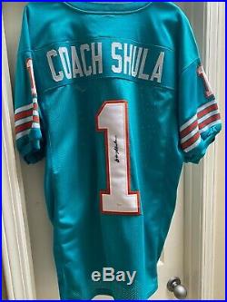 Coach Don Shula HOFer Autographed/Signed Jersey Miami Dolphins Decesase JSA