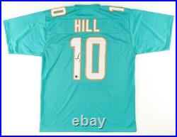 Custom Framed Tyreek Hill Signed Miami Dolphins Jersey Football GRADED GEM MT 10