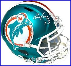 Dan Marino #13 Signed Miami Dolphins Custom F/s Football Helmet Psa/dna Hof