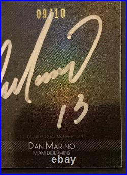 Dan Marino 2015 Miami Dolphins Topps Diamond On-Card Auto SP /10