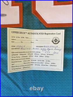 Dan Marino 343 Signed Autographed Wilson Proline Jersey Upper Deck UDA COA /343