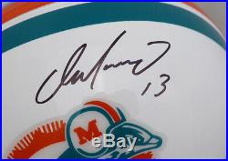 Dan Marino Autographed Dolphins Full Size Throwback Helmet Beckett 137988
