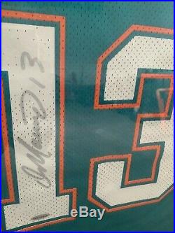 Dan Marino Autographed Framed Miami Dolphins Jersey COA Upper Deck Signed Auto