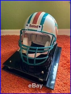 Dan Marino Autographed Full Size Helmet, Upper Deck Miami Dolphins. WithCOA