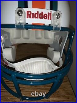 Dan Marino Autographed Riddell Replica Football Helmet COA Dolphins