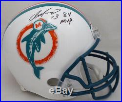 Dan Marino Autographed Signed Dolphins Full Size Helmet 84 Mvp Beckett 137985