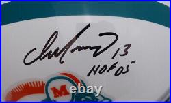 Dan Marino Autographed Signed Dolphins Full Size Helmet Hof 05 Beckett 137987
