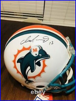 Dan Marino Autographed Signed Miami Dolphins Riddell Authentic Proline. Steiner