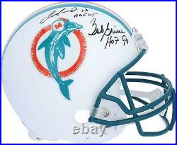 Dan Marino & Bob Griese Miami Dolphins Signed 80-96 Authentic Helmet & HoF Inscs