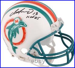 Dan Marino Dolphins Signed Throwback'80-'96 Mini Helmet with HOF 05 Insc