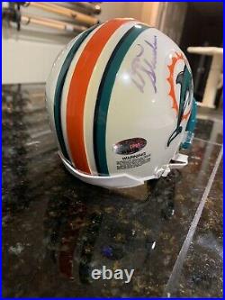 Dan Marino Don Shula Signed Mini Helmet