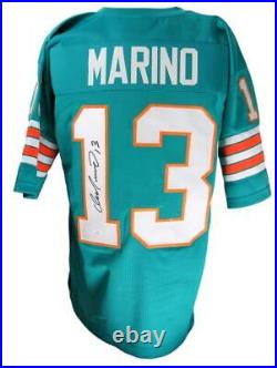 Dan Marino HOF Signed/Autographed Miami Dolphins Teal Custom Jersey JSA 156207